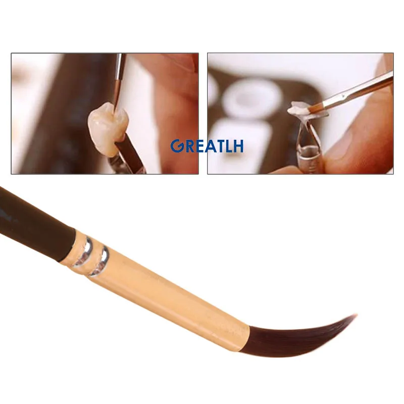 6шт Зубная Фарфоровая Щетка-ручка Зубная Верхняя Фарфоровая Ручка Стоматологический Инструмент 5