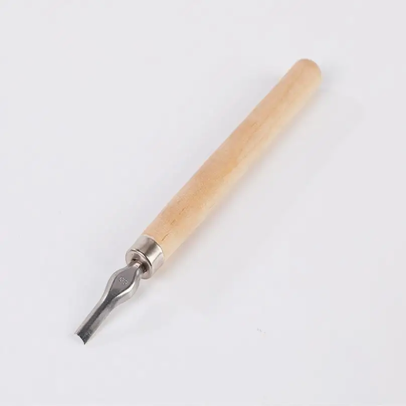 6шт Набор инструментов для резьбы по дереву Деревообрабатывающий нож Ручной инструмент для пилинга DIY для базовой детальной резьбы по дереву 2