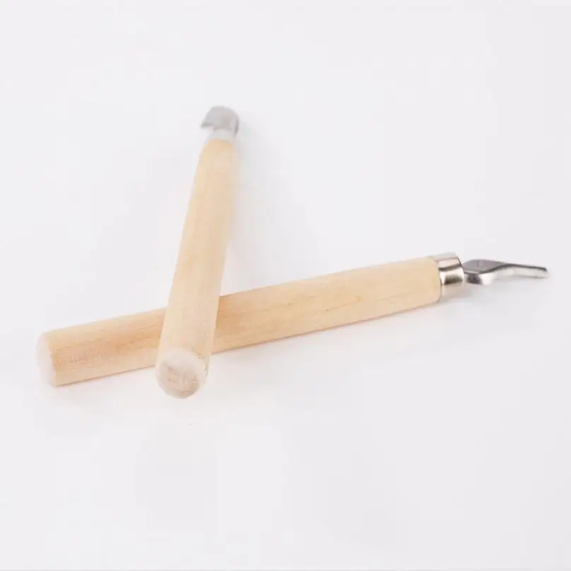 6шт Набор инструментов для резьбы по дереву Деревообрабатывающий нож Ручной инструмент для пилинга DIY для базовой детальной резьбы по дереву 4