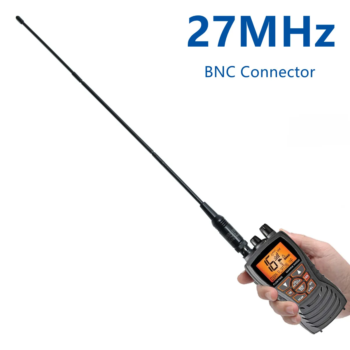 ABBREE 27 МГц Антенна BNC Разъем 42 СМ Портативная Рация Антенна для Cobra Midland Uniden Anytone CB Портативное Радио 0