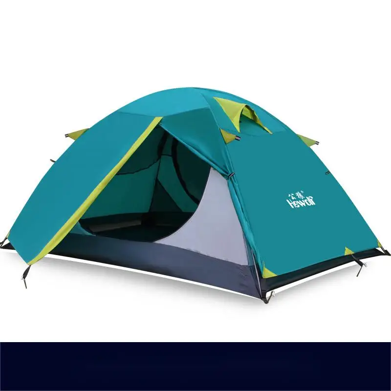 HDIRXG 2People Camping Tent Travel Outdoor Двухслойные Водонепроницаемые Легкие палатки 4-Сезонное Походное укрытие Туристическая Одноместная палатка 5
