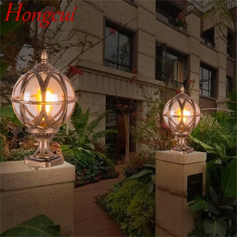 Hongcui наружный светильник для внутреннего дворика, современное светодиодное круглое водонепроницаемое освещение для веранды, балкона, виллы во внутреннем дворе. 0