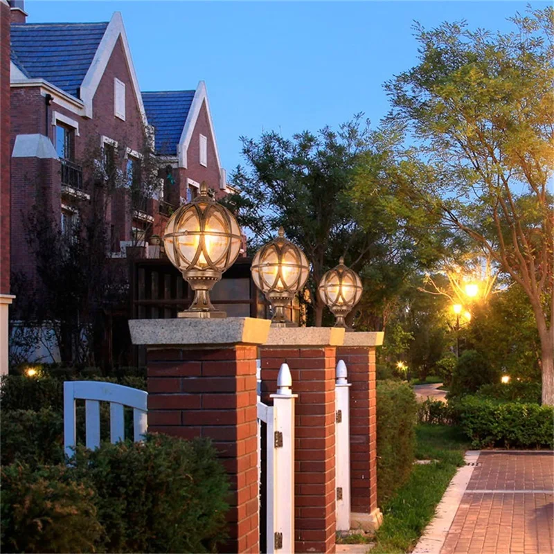 Hongcui наружный светильник для внутреннего дворика, современное светодиодное круглое водонепроницаемое освещение для веранды, балкона, виллы во внутреннем дворе. 4