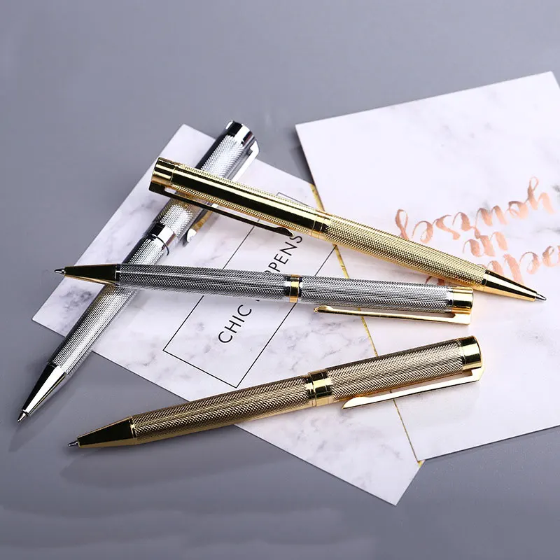 JOSEPH HB-064 0,7 мм Креативная шариковая ручка с матовым металлическим покрытием, Подарочная ручка для бизнеса, Школьные принадлежности для письма 3