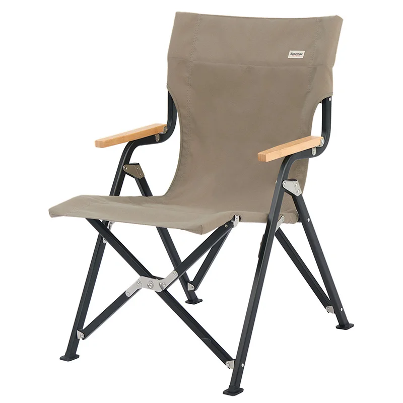 Naturehike TY09 Складной стул для рыбалки, кемпинга, путешествий, отдыха, 3,3 кг 1680D Износостойкая Тканевая S-образная опора 0