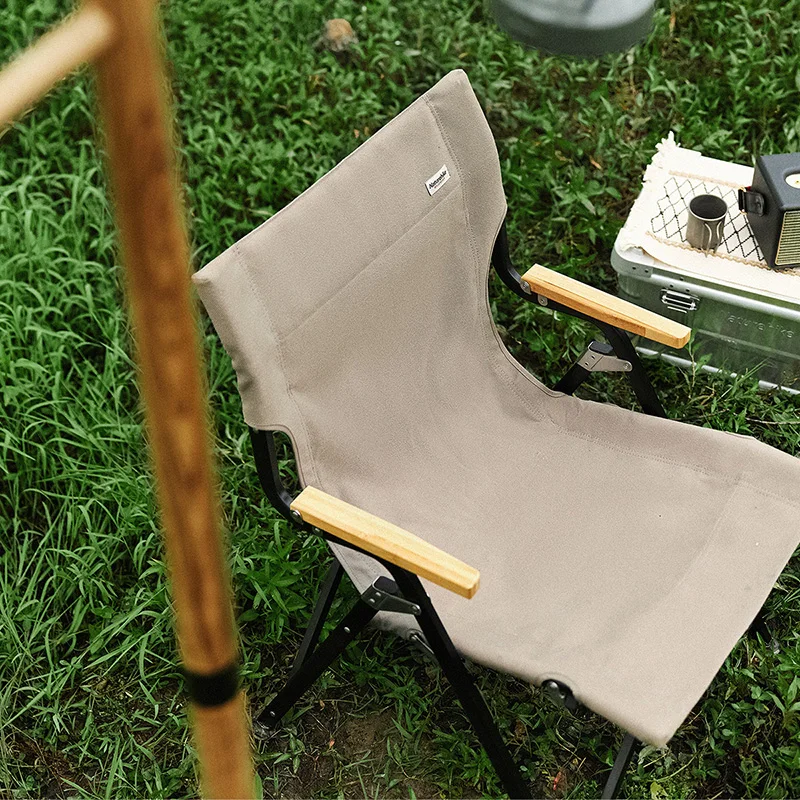 Naturehike TY09 Складной стул для рыбалки, кемпинга, путешествий, отдыха, 3,3 кг 1680D Износостойкая Тканевая S-образная опора 2