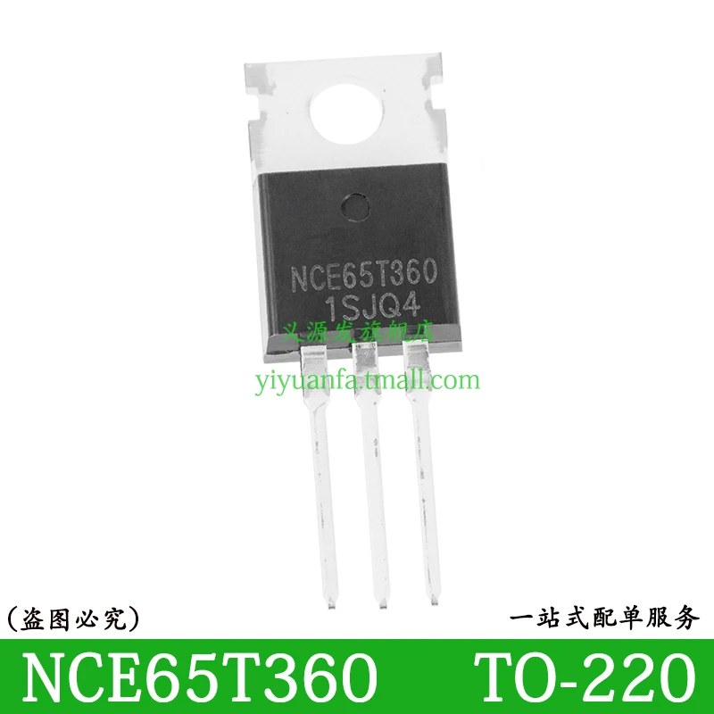 NCE65T360 5PCS TO-220 МИКРОСХЕМА MOSFET IC N-Channel 650V 11.5A 0
