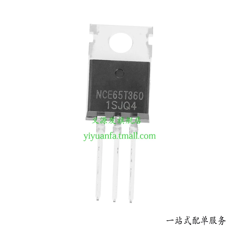 NCE65T360 5PCS TO-220 МИКРОСХЕМА MOSFET IC N-Channel 650V 11.5A 1