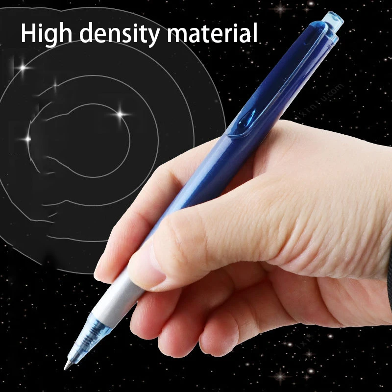 Planet Limited Press Гелевая ручка 0,5 тройной плотности, быстросохнущая черная ручка, студенческая высококачественная ручка из темного вещества Klein Blue Pen 1