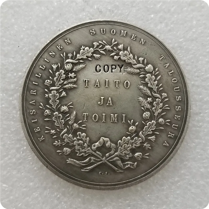 Tpye # 54 КОПИЯ российской памятной медали памятные монеты-копии монет, медальные монеты предметы коллекционирования 1
