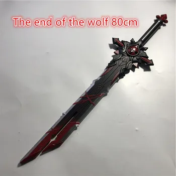 1: 1 Проект Genshin Impact sword The end of the wolf Knife sword реквизит для косплея оружие Реквизит Нож 80 см