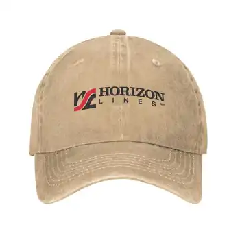 Horizon Lines Джинсовая кепка с логотипом высшего качества, бейсбольная кепка, вязаная шапка