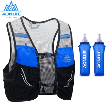 AONIJIE 2,5 л Легкие сумки для бега, рюкзак для занятий спортом на открытом воздухе, марафон, походная сумка, жилет для гидратации, мягкая фляжка объемом 500 мл