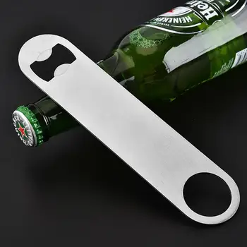 Металлическая открывалка для бутылок Портативный инструмент для пива из нержавеющей стали Открывалка для пива Открывалка для напитков Кухня Бар Принадлежности для вечеринок