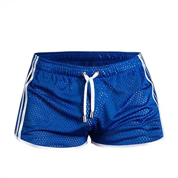 Мужские спортивные шорты для бега, быстросохнущие тренировочные шорты с сеткой, летние прохладные мужские пляжные шорты для плавания с дышащей сеткой, спортивные штаны 2021 г.