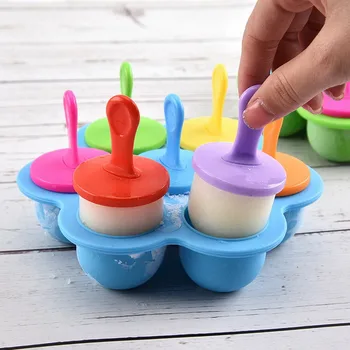 Форма Для мороженого Ice Pops из пищевого силикона, форма для фруктового мороженого, детские инструменты для приготовления пищевых добавок, аксессуары для фруктовых коктейлей своими руками