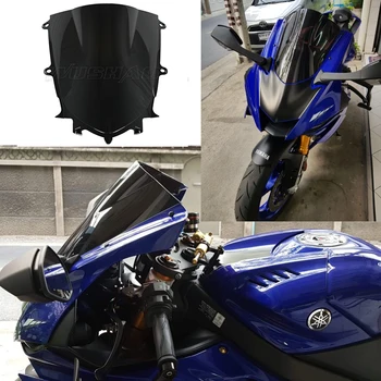Для 2017 2018 2019 2020 2021Yamaha YZF 600 R6 Мотоцикл Ветровое Стекло Дефлекторы Лобового Стекла Черный Иридиевый Дымчатый Прозрачный 17 18