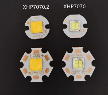 Epileds 7070 20W 12V 6V Led заменит светодиодный излучатель Cree MKR XHP70 XHP50 LED 6500K 3500K