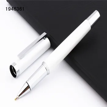 Роскошные ручки Y01 белого круглого цвета для делового офиса, ручка-роллер со средним кончиком, новинка