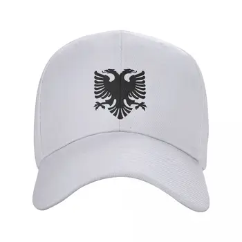 Модный флаг Албании, бейсбольная кепка с орлом, мужская женская Регулируемая шляпа для папы албанской гордости, уличная