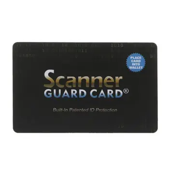 Портативный защитный экран для кредитных карт, блокирующий RFID и сигналы NFC, защищающий паспорт