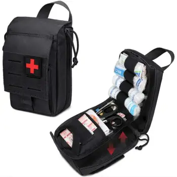 Тактическая поясная сумка Военная быстроразъемная аптечка первой помощи, набор медицинских принадлежностей для кемпинга и охоты, набор для выживания на открытом воздухе