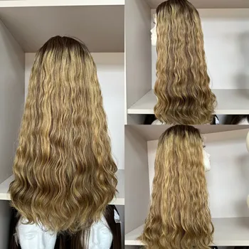 Кошерные парики из европейских волос светлого цвета и с глубокими корнями волос, цингтаовиги из человеческих волос, еврейский парик, кружевной топ для женщин, бесплатная Доставка