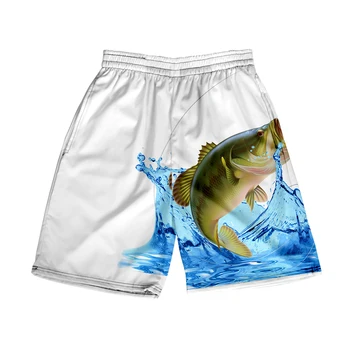 Пляжные шорты Мужская и женская одежда с цифровой 3D печатью повседневные шорты Модный тренд парные брюки 17