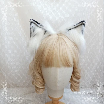 Обруч для волос Super beast ear KC mobile cos моделирующая петлевая Лолита ручной работы головной убор beast ear кошачьи ушки
