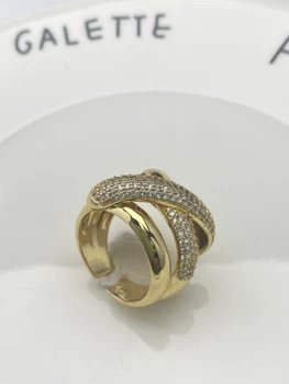 Роскошный дизайн, Великолепное кольцо для женщин, Обручальное кольцо с кубическим цирконием, Дубай, панк, Свадебное кольцо на палец