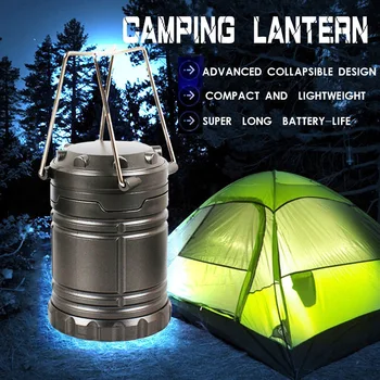 Подвесной светильник для палатки с ручкой, многоцелевой осветительный фонарик для альпинизма, кемпинга