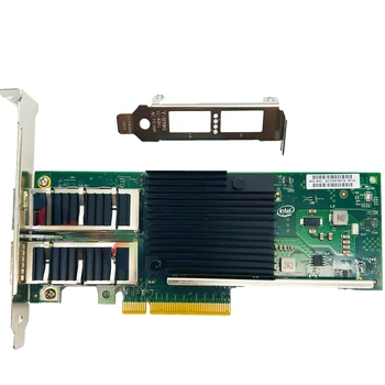 Для Intel 40G Гигабитная двухпортовая сетевая карта XL710-QDA2 PCI-E X8 QSFP волоконно-оптическая сетевая карта