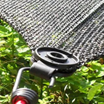 Новая черная пластиковая прочная сетка для защиты от насекомых, пряжка для солнцезащитного козырька, фиксированный зажим на пуговице, аксессуары для кемпинга W4-208