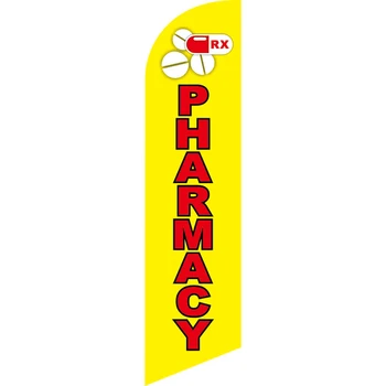Прямые продажи с фабрики, Аптека на заказ, открытый 110 г Вязаный флаг из полиэфирных перьев, Односторонний