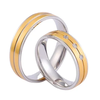 Обручальные кольца - идеальный подарок для него Высококачественное мужское кольцо из нержавеющей стали