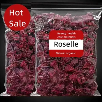 Лучшие натуральные сушеные цветы гибискуса Roselle для косметического ухода Изготовления мыла, духов, свадебных свечей, материалов для наружного декора
