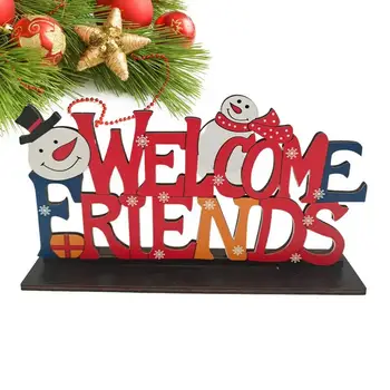 Рождественские снеговики, Вывески, декор, Забавные Рождественские украшения для стола С маленьким отверстием, Рождественские Украшения для снеговиков, Рождество
