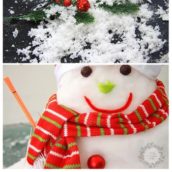 1 кг искусственного снега Мгновенный снежный порошок пушистая снежинка Супер абсорбент Замороженный волшебный реквизит для вечеринки Рождественское украшение для вечеринки