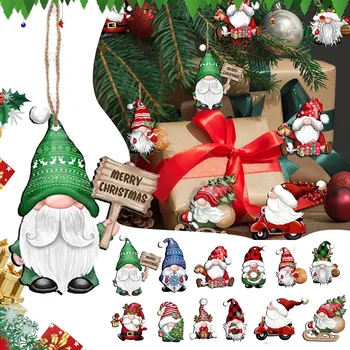 Украшения для Рождественской елки Санта Клаус Безликая Кукла Гномы Подвески Украшения Рождественская вечеринка Декор 2023 Новый Год Navidad Noel