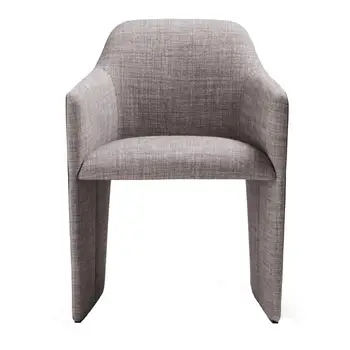 Изготовленный на заказ Обеденный стул Nordic Light класса Люкс из Одинарной ткани Дизайнерская Мягкая модель Комнатного кресла-книги Со спинкой Отдел продаж