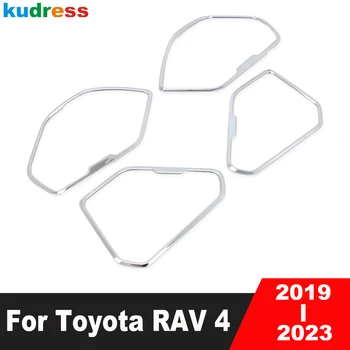 Накладка Крышки Аудиодинамика Внутренней Двери Автомобиля Toyota RAV4 RAV 4 2019 2020 2021 2022 2023 Стальная Рамка Громкоговорителя Аксессуары