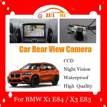 Камера заднего вида автомобиля для BMW X1 E84 X3 E83 CCD Full HD Водонепроницаемая резервная парковочная камера ночного видения