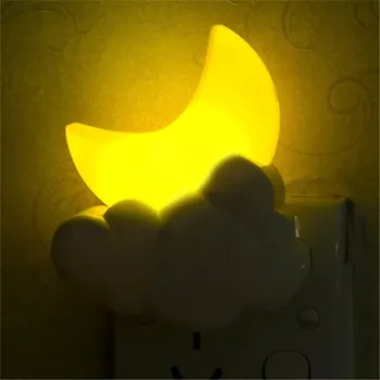 Лампа в форме облаков Светодиодный ночник Прикроватный настенный светильник Мультяшные спящие светодиодные фонари для декора комнаты Подарок для спальни во время лактации