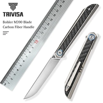 TRIVISA Складной Карманный Нож Для Мужчин с Клипсой, 3,62 