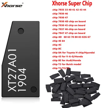 Xhorse VVDI Суперчип XT27A01 XT27A66 Транспондер для ID46/40/43/ 4D/8C/8A/T3/47 для Ключевого инструмента VVDI2 VVDI/Mini Key Tool