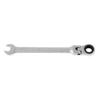Метрический гаечный ключ с гибкой головкой и храповиком, 1 шт., открытый торцевой и кольцевой ключи, инструмент 10 мм