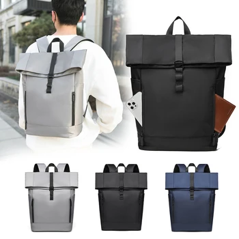 Мужской деловой рюкзак, дышащий водонепроницаемый школьный рюкзак, износостойкий многослойный рюкзак для активного отдыха