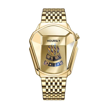Мужские кварцевые часы в стиле милитари класса Люкс от ведущего бренда, золотые наручные часы, мужские часы, повседневный хронограф, спортивные водонепроницаемые наручные часы