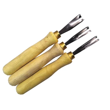 U-образный деревообрабатывающий нож для обрезки Ручные Ножи для резьбы по дереву 6 мм 9 мм 12 Мм 15 мм