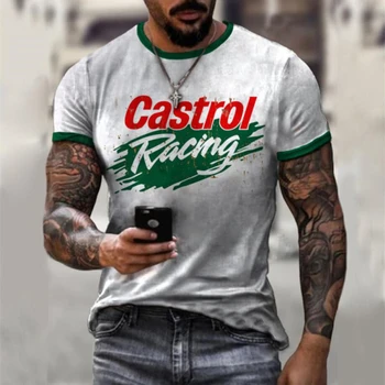 Мужская футболка с принтом Formula Racing 2022 Весна/лето № 2, Креативная интересная мода, Одиночный продукт, Горячий
